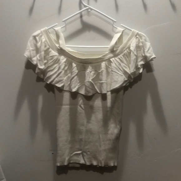 Strapless/strapped White Blouse - Picture 2 of 2